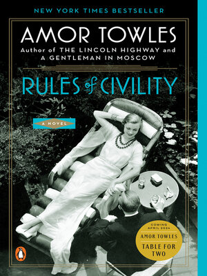 cover image of Rules of Civility